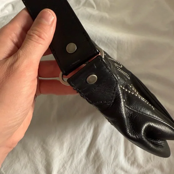 HARLEY-DAVIDSON Vintage Y2K Black Studded Women's Bag - Picture 8 of 10